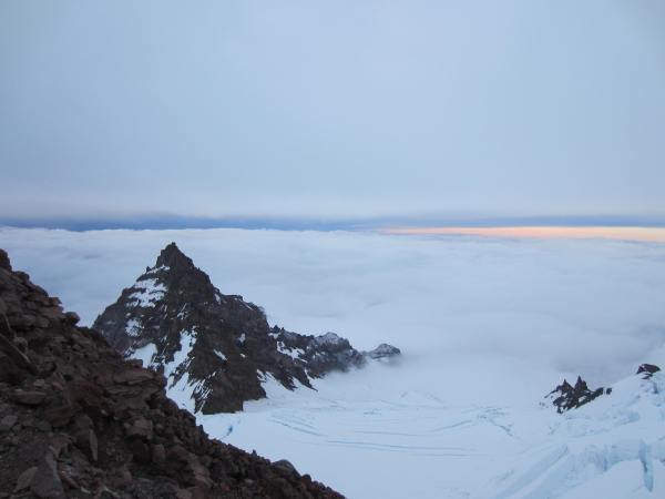Little Tahoma Peak at Dawn Picture Taken by Joel Bornzin